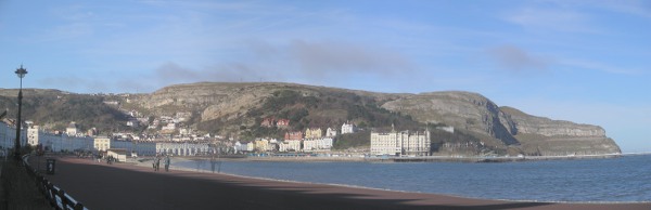 Llandudno seafront panorama